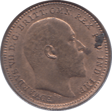 1902 ONE THIRD FARTHING ( UNC ) - ONE THIRD FARTHING - Cambridgeshire Coins