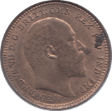 1902 ONE THIRD FARTHING ( UNC ) - ONE THIRD FARTHING - Cambridgeshire Coins