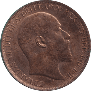 1902 PENNY ( AUNC ) - PENNY - Cambridgeshire Coins