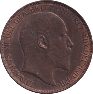 1902 PENNY ( AUNC ) - PENNY - Cambridgeshire Coins