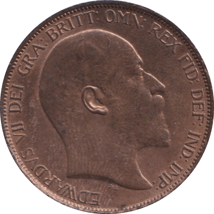 1902 PENNY EDWARD VII ( UNC ) - PENNY - Cambridgeshire Coins
