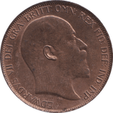 1902 PENNY EDWARD VII ( UNC ) - PENNY - Cambridgeshire Coins