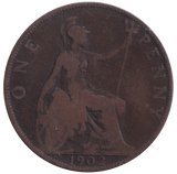 1902 PENNY ( FINE ) - PENNY - Cambridgeshire Coins