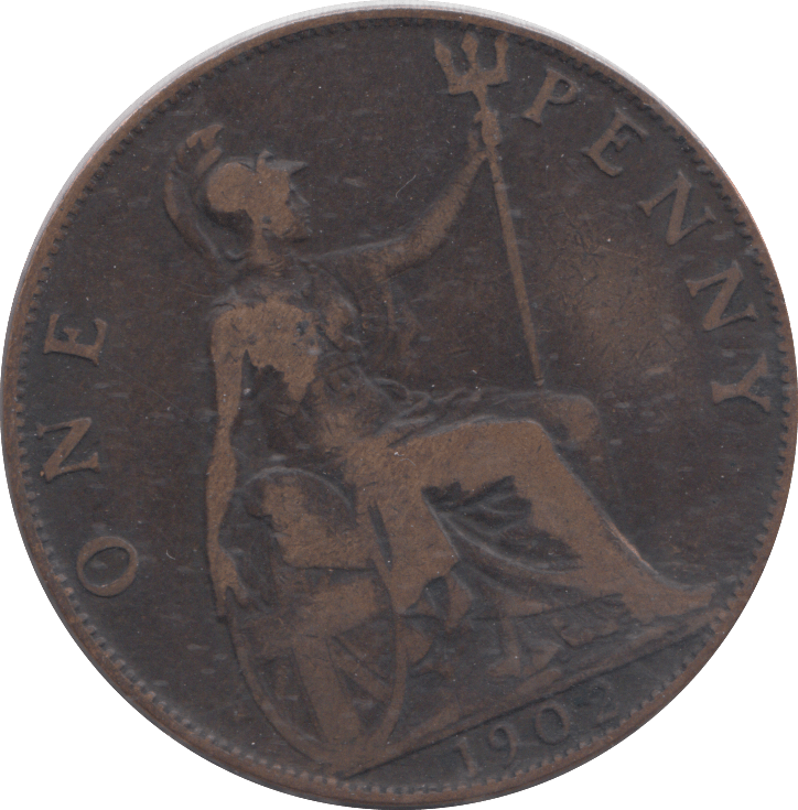 1902 PENNY ( FINE ) - PENNY - Cambridgeshire Coins