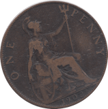 1902 PENNY ( FINE ) - PENNY - Cambridgeshire Coins