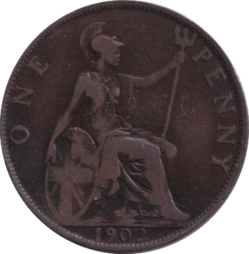 1902 PENNY ( FINE ) - PENNY - Cambridgeshire Coins