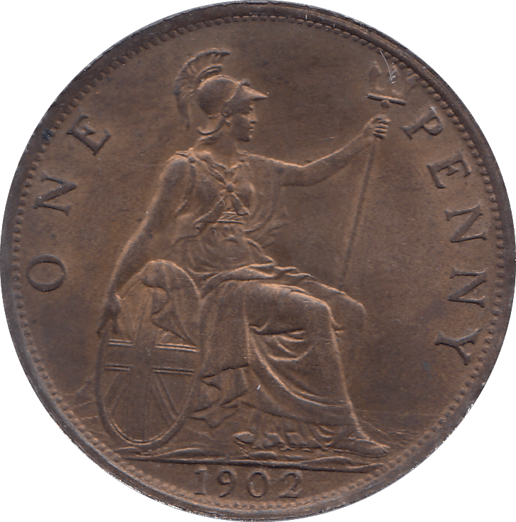 1902 PENNY ( UNC ) Low Tide - PENNY - Cambridgeshire Coins