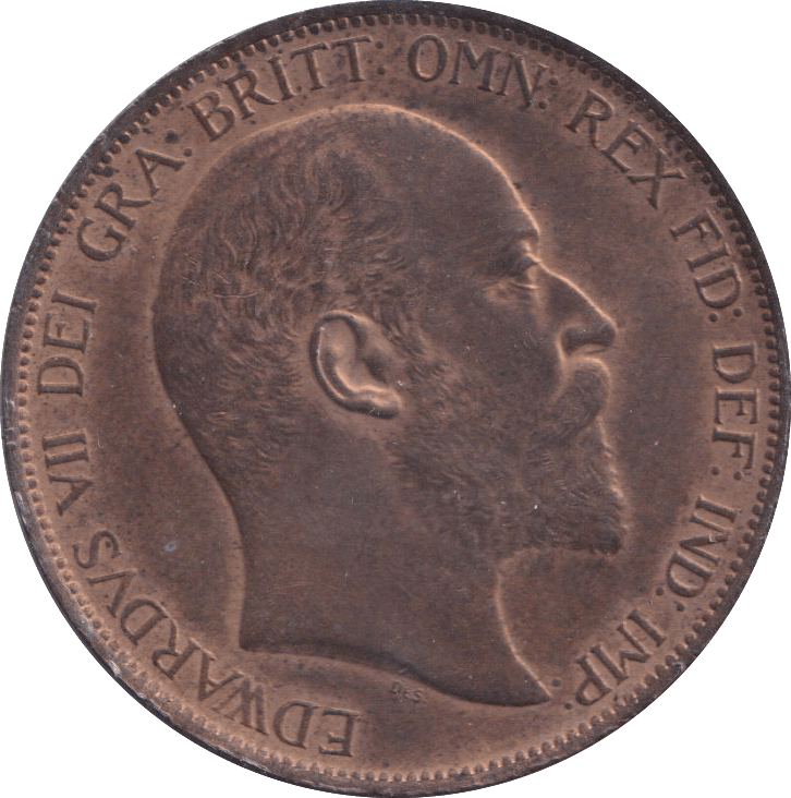 1902 PENNY ( UNC ) - PENNY - Cambridgeshire Coins