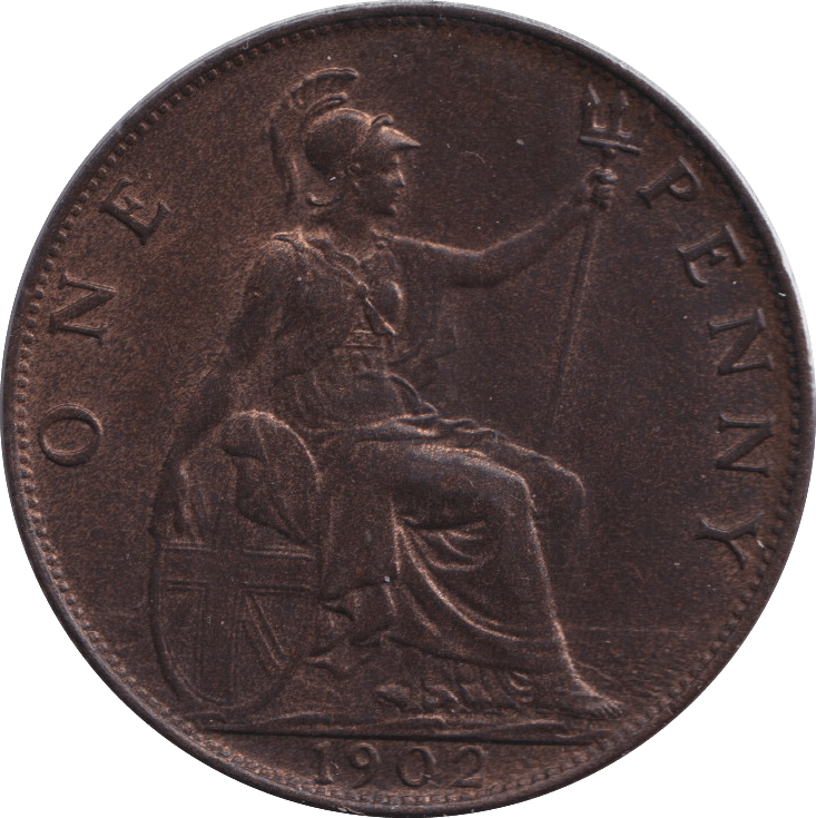 1902 PENNY ( UNC ) - PENNY - Cambridgeshire Coins