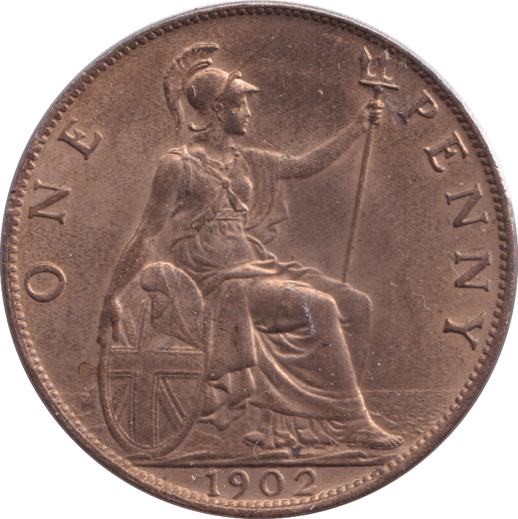 1902 PENNY ( UNC ) - PENNY - Cambridgeshire Coins