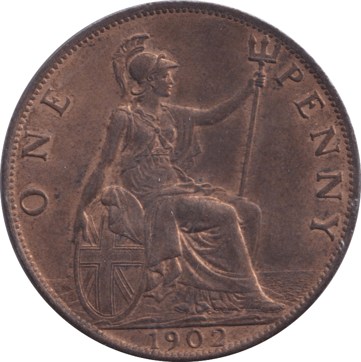 1902 PENNY ( UNC ) - PENNY - Cambridgeshire Coins