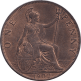 1902 PENNY ( UNC ) - PENNY - Cambridgeshire Coins
