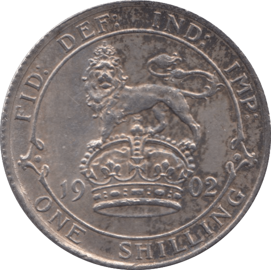 1902 SHILLING ( AUNC ) - SHILLING - Cambridgeshire Coins