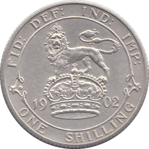 1902 SHILLING ( AUNC ) - SHILLING - Cambridgeshire Coins