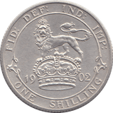 1902 SHILLING ( AUNC ) - SHILLING - Cambridgeshire Coins