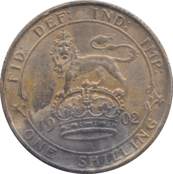 1902 SHILLING ( EF ) - FLORIN - Cambridgeshire Coins