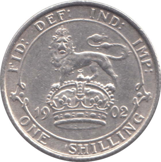 1902 SHILLING ( EF ) - SHILLING - Cambridgeshire Coins