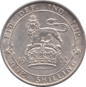 1902 SHILLING ( EF ) - SHILLING - Cambridgeshire Coins
