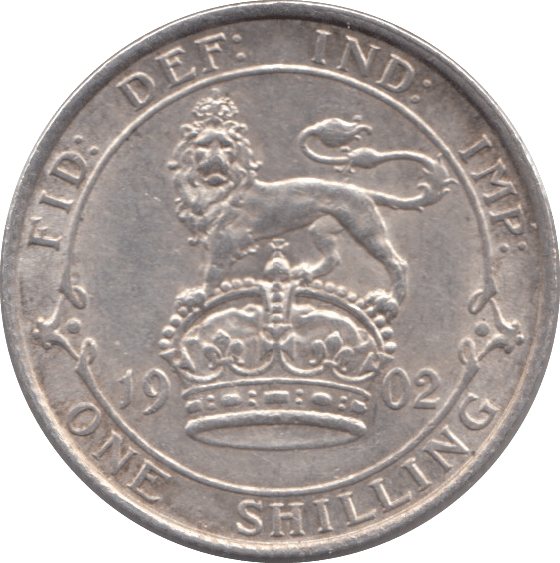 1902 SHILLING ( EF ) - SHILLING - Cambridgeshire Coins