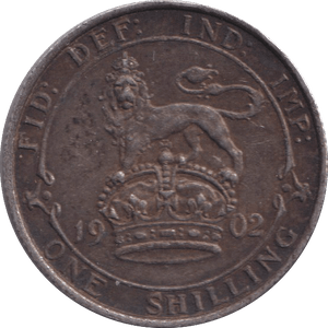 1902 SHILLING ( EF ) - SHILLING - Cambridgeshire Coins