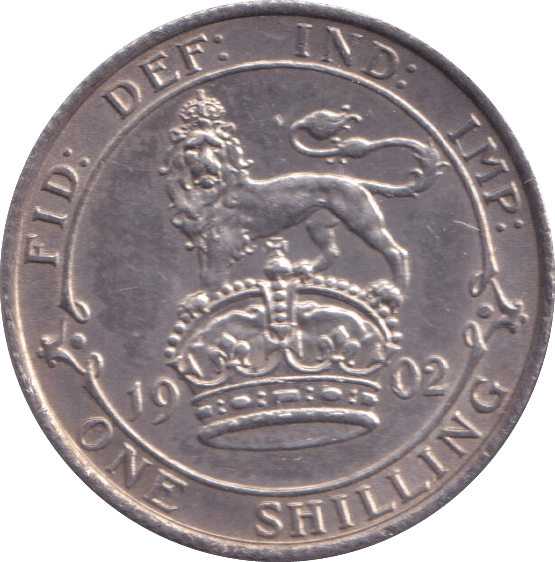 1902 SHILLING ( EF ) - SHILLING - Cambridgeshire Coins