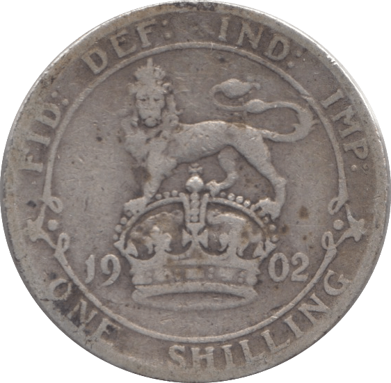 1902 SHILLING ( FAIR ) - Shilling - Cambridgeshire Coins