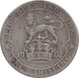 1902 SHILLING ( FAIR ) - Shilling - Cambridgeshire Coins