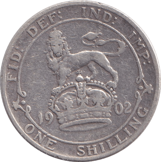 1902 SHILLING ( FAIR ) - SHILLING - Cambridgeshire Coins