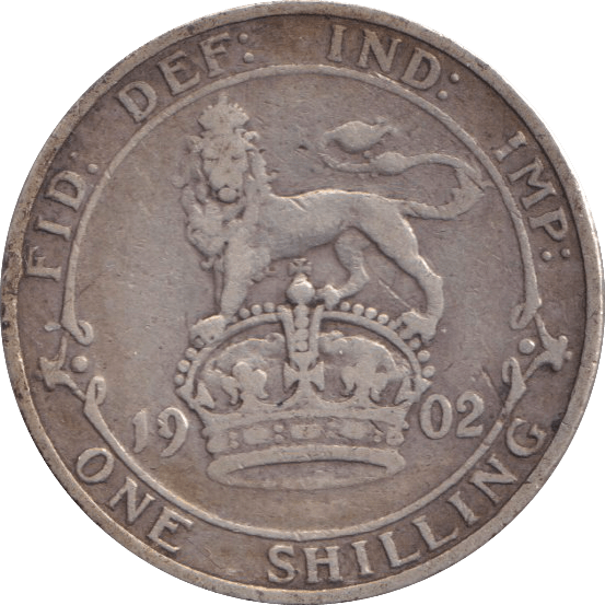 1902 SHILLING ( FINE ) - SHILLING - Cambridgeshire Coins