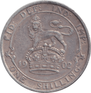 1902 SHILLING ( GF ) - SHILLING - Cambridgeshire Coins