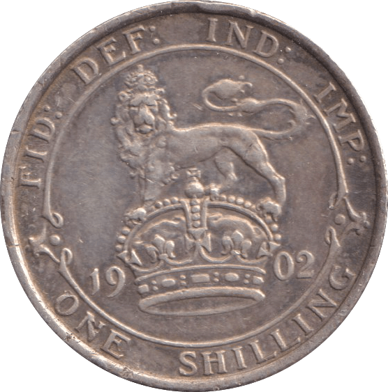 1902 SHILLING ( GVF ) - SHILLING - Cambridgeshire Coins