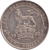 1902 SHILLING ( GVF ) - SHILLING - Cambridgeshire Coins