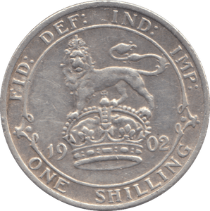 1902 SHILLING ( GVF ) - SHILLING - Cambridgeshire Coins