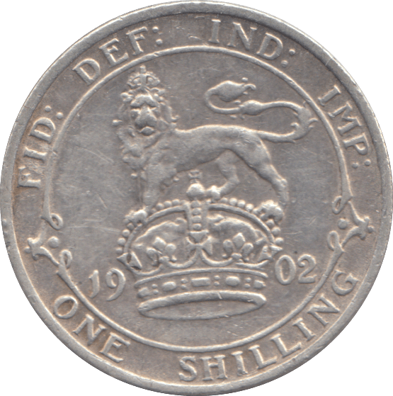 1902 SHILLING ( GVF ) - SHILLING - Cambridgeshire Coins