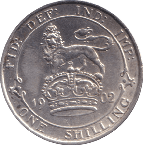 1902 SHILLING ( GVF ) - SHILLING - Cambridgeshire Coins