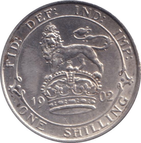 1902 SHILLING ( GVF ) - SHILLING - Cambridgeshire Coins