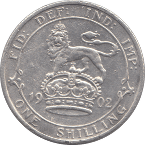 1902 SHILLING ( GVF ) - SHILLING - Cambridgeshire Coins