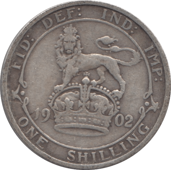 1902 SHILLING ( NF ) - Shilling - Cambridgeshire Coins