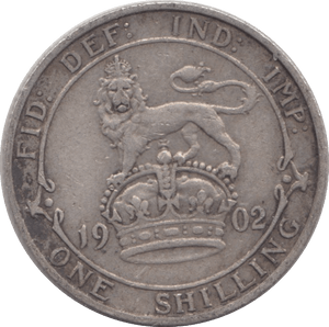 1902 SHILLING ( NF ) - Shilling - Cambridgeshire Coins