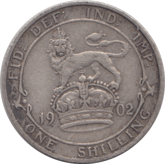1902 SHILLING ( NF ) - Shilling - Cambridgeshire Coins