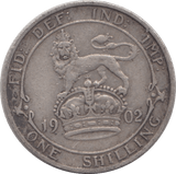 1902 SHILLING ( NF ) - Shilling - Cambridgeshire Coins