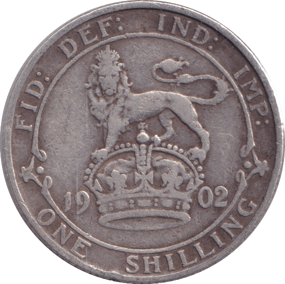 1902 SHILLING ( NF ) - SHILLING - Cambridgeshire Coins