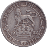 1902 SHILLING ( NF ) - SHILLING - Cambridgeshire Coins