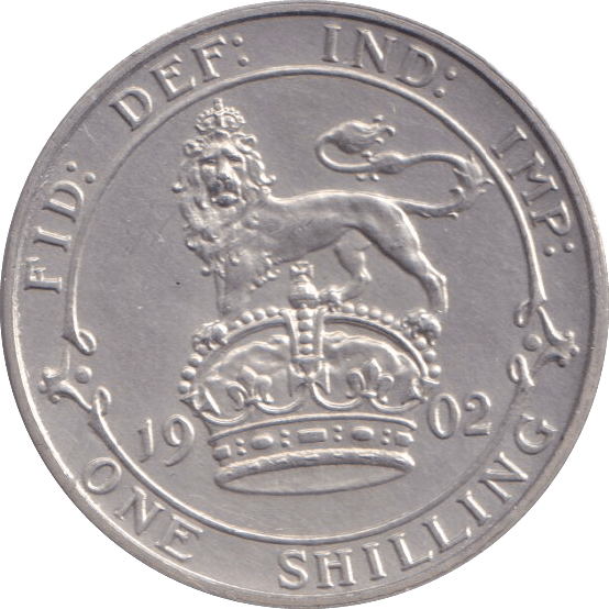 1902 SHILLING ( UNC ) - SHILLING - Cambridgeshire Coins