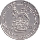 1902 SHILLING ( UNC ) - SHILLING - Cambridgeshire Coins