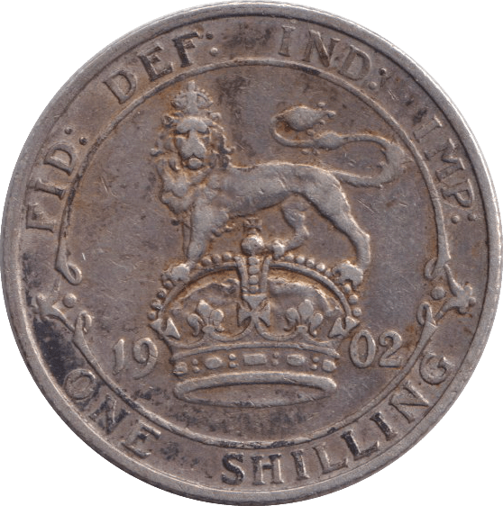 1902 SHILLING ( VF ) - SHILLING - Cambridgeshire Coins