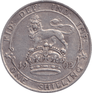 1902 SHILLING ( VF ) - SHILLING - Cambridgeshire Coins