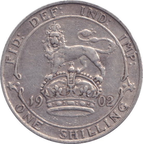 1902 SHILLING ( VF ) - SHILLING - Cambridgeshire Coins