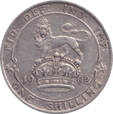 1902 SHILLING ( VF ) - SHILLING - Cambridgeshire Coins