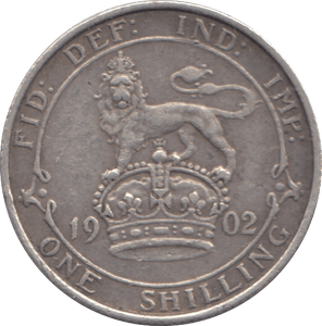 1902 SHILLING ( VF ) - SHILLING - Cambridgeshire Coins
